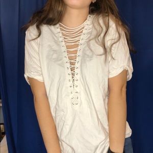 Lace up T-Shirt Emma & Sam